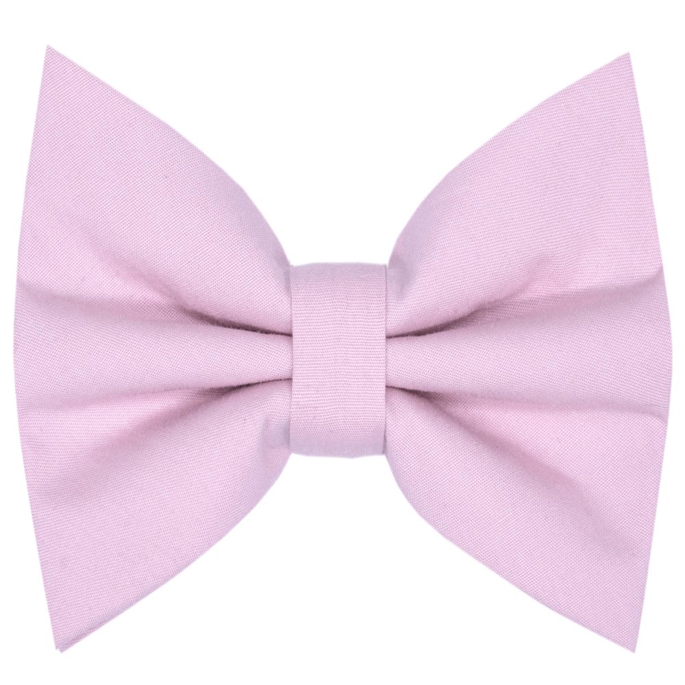 Carahere Boys Pre-tied Cotton Bow Ties Adjustable Solid Color Bow Tie Classic Bow Tie For Kids Pink