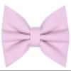 Carahere Boys Pre-tied Cotton Bow Ties Adjustable Solid Color Bow Tie Classic Bow Tie For Kids Pink view 1