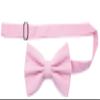 Carahere Boys Pre-tied Cotton Bow Ties Adjustable Solid Color Bow Tie Classic Bow Tie For Kids Pink view 2
