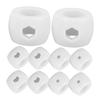 WOONEKY 8pcs Foosball Goal Rod Positioner Accessories for Tabletop Soccer Plastic Stop and Rod Bearings for Entertainment view 1