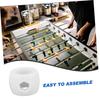 WOONEKY 8pcs Foosball Goal Rod Positioner Accessories for Tabletop Soccer Plastic Stop and Rod Bearings for Entertainment view 3