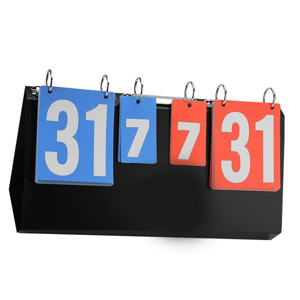 4-Digit Sports Competition Score Board Scoreboard for Table Tennis Basketball Badminton