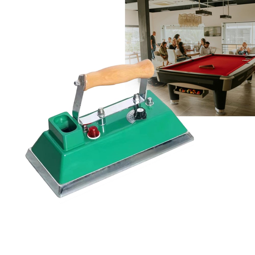 Billiard Table Iron, Adjustable Temperature Snooker Table Iron, Thermostatic Pool Table Cloth Iron, for Billiard Games Clubs,Playroom Room,Home,243mm