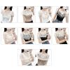 Dsgzkk Lace Crochet Shawl For Women Crochet Cape Lace Cloaks Shawl Bridal Shawl Wrap Capelet Lace Cape Bridesmaid view 3
