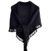 Dsgzkk Plain Color Shawl Wrap for Women Knitting Shoulder Wrap Handmade Cloak Pashmina Shawl Wraps for Travel Shawl view 1