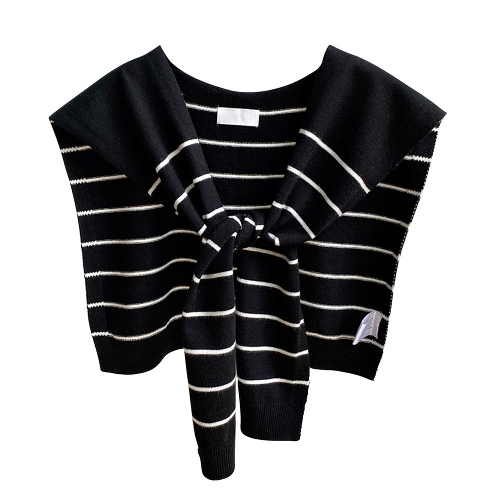Dsgzkk Striped Shoulder Wrap Solid Knitted Shawl Crochet Shawls And Wraps Shrug Scarf Shawl Wraps For Women Lightweight