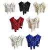 Dsgzkk Striped Shoulder Wrap Solid Knitted Shawl Crochet Shawls And Wraps Shrug Scarf Shawl Wraps For Women Lightweight view 4