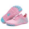 EWUHA Barefoot Shoes Womens Mens Footwear for Walking Hiking with Wide Toe Box,Healthy & Non-Slip,Breathable Barefoot Vitality Water Shoes for Beach Pool Swim Outdoor (Unisex) Pink view 1