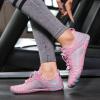 EWUHA Barefoot Shoes Womens Mens Footwear for Walking Hiking with Wide Toe Box,Healthy & Non-Slip,Breathable Barefoot Vitality Water Shoes for Beach Pool Swim Outdoor (Unisex) Pink view 2