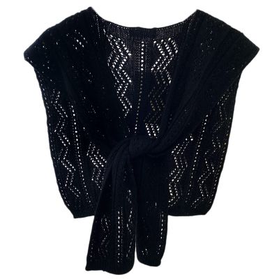 Dsgzkk Solid Color Women Knitted Knotted Scarf for Girl Winter Acrylic Fibres Shawls and Wraps Cape Keeping Warm Elegant