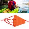 Zoeyilan Drift Anchors, Kayak Drift Sock Anchor, Drift Sock Sea Anchor Drogue, Orange Drift Sock Sea Anchor Drogue Float, Simple Compact Design Kayak Accessories for Fishing Boat view 2