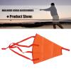 Zoeyilan Drift Anchors, Kayak Drift Sock Anchor, Drift Sock Sea Anchor Drogue, Orange Drift Sock Sea Anchor Drogue Float, Simple Compact Design Kayak Accessories for Fishing Boat view 4