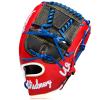 WISDMERY 12 Inch Baseball Softball Glove - Youth Adult Full Grain Leather Infield Outfield Glove Slowpitch Fastpitch Mens Women Right Hand Throw Two - Piece Training Fielding Mitt 12" view 1