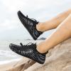 EWUHA Barefoot Shoes Womens Mens Footwear for Walking Hiking with Wide Toe Box,Healthy & Non-Slip,Breathable Barefoot Vitality Water Shoes for Beach Pool Swim Outdoor (Unisex) Black view 2