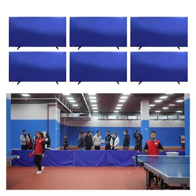 YLLFFLL Standing Table Tennis Court Barrier Field Fence Guardrail, 6 Pcs Lightweight Portable Fence Partition Screen-140cm/55in Wide, Ping Pong Field Fence Surround Barrier Block