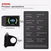 Electric Bike LCD Display, 24V-52V 600C Display Control Panel Waterproof Meter Control Unit Replacement Display Backup Compatiable for BAFANG BBSHD BBS02 BBS01 Mid-Drive Motor UART Protocol view 2
