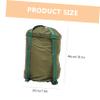 BRIGHTFUFU Portable Compression Stuff Sack for Sleeping Bags and Quilts Outdoor Storage Bag Green for Camping Hiking and Backpacking view 2