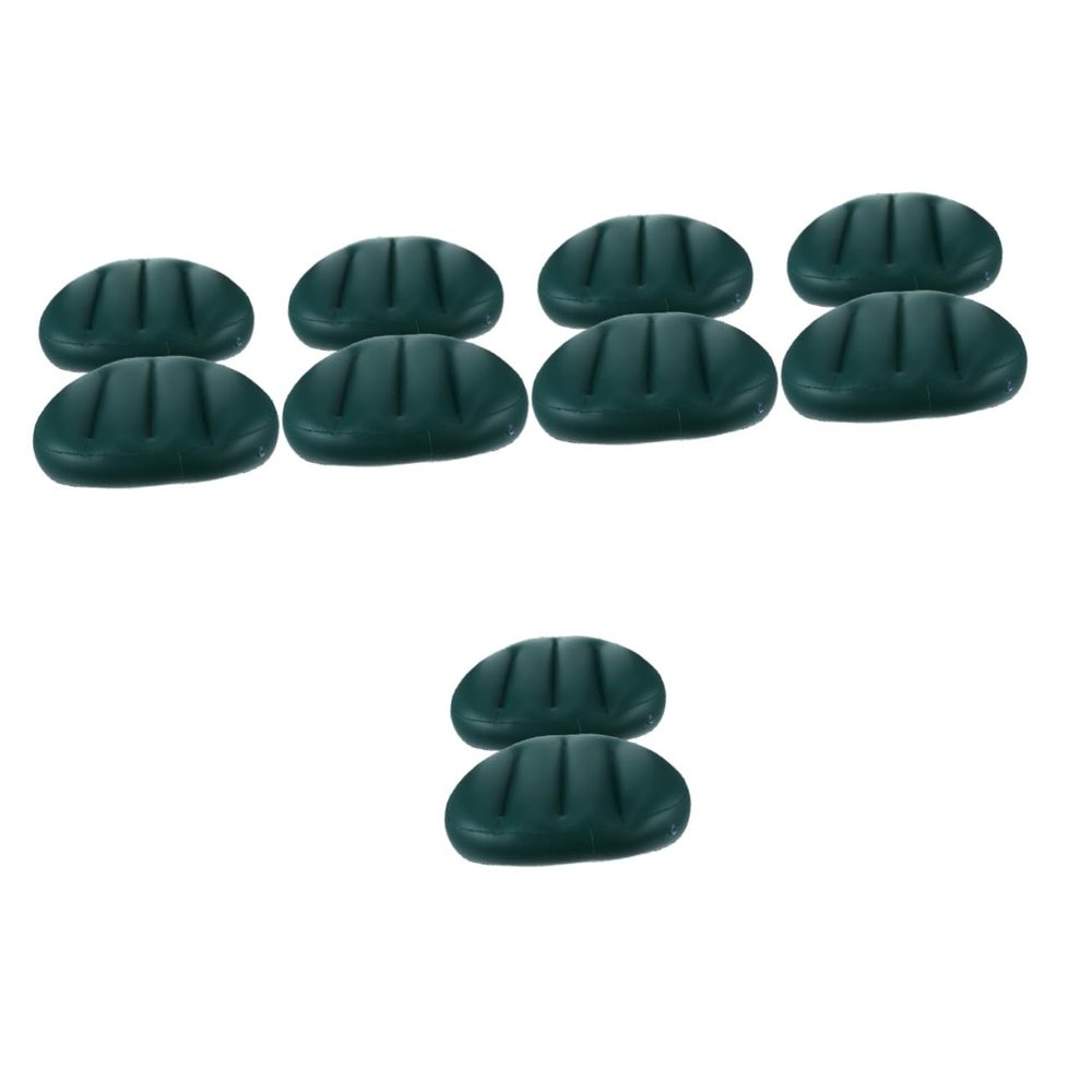 Toddmomy 10pcs Inflatable Saddle Cushion for Water Rafting Replacement Boat Seat Pad Compact for Camping