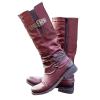 Ankle Boots For Women With Heel Beige Mid-calf Combat Military Winter Boot for Women Side Zipper Low Heel Motorcycle Riding Biker Boots Western Dress Ankle Booties 2024 view 1