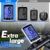 DonDofla Bike Computer and Bicycle Odometer Wireless Big Secrren 3.3IN MPH KM/H Bike Speedometer with Automatic Wake-Up Cycling Old School Speed Tracker Multi-Functions (Blue Backloght Color, White) view 2