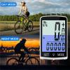 DonDofla Bike Computer and Bicycle Odometer Wireless Big Secrren 3.3IN MPH KM/H Bike Speedometer with Automatic Wake-Up Cycling Old School Speed Tracker Multi-Functions (Blue Backloght Color, White) view 3