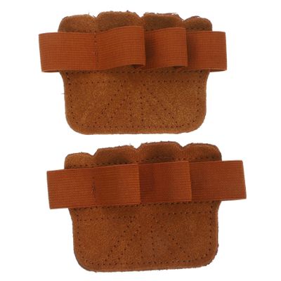BRIGHTFUFU 1pair Gym Hand Grips Four-Finger Weightlifting Gloves for Men Breathable Open Design for Pull up and Weight Lifting for Outdoor Sports and Training