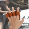 BRIGHTFUFU 1pair Gym Hand Grips Four-Finger Weightlifting Gloves for Men Breathable Open Design for Pull up and Weight Lifting for Outdoor Sports and Training view 2