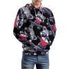 Raccoon Cool Skateboard Unisex Hoodies 3D Printed Pullover Sweatshirt Casual Hooded Sweater TopsM view 4