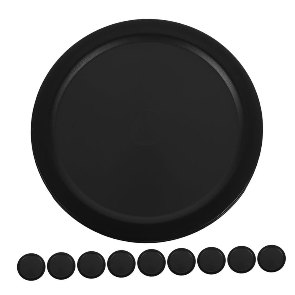 BRIGHTFUFU 10pcs Desktop Ice Hockey Pucks Indoor Replacement Pucks for Game Tables Accessories for Air Hockey Enthusiasts