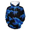 Hawaiian Sea Turtle Unisex Hoodies 3D Printed Pullover Sweatshirt Casual Hooded Sweater Tops3XL view 1