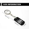 Birds Arent Real Keychain With Keyring Clips Car Key Organizer view 4
