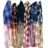 Mystery Color Bleached Distressed Flannel Shirt (XL) view 1