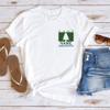 Custom Camping Tshirt, Customized Camp Shirt, Parent Trap Shirt, Bachelorette Camp Party, Bachelorette Theme, Nature Lover Gifts Black view 2