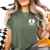 Custom Camping Tshirt, Customized Camp Shirt, Parent Trap Shirt, Bachelorette Camp Party, Bachelorette Theme, Nature Lover Gifts Black view 3