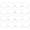 MOBUTOFU 100pcs Plastic Collar Stays Transparent Shirt Collar Support for Men Dress Shirts Flexible and Durable Easy to Use and Reusable view 1