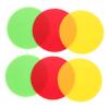 Toddmomy 6pcs Soccer Training Markers Sign Discs for Football Training Smooth Edges Lightweight for Sports Practice and School Events view 1
