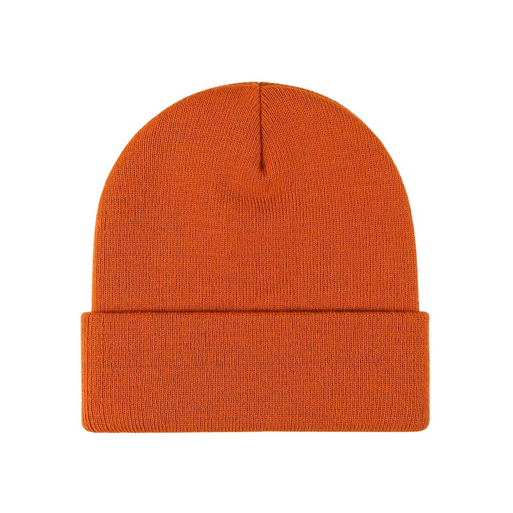 2THESTARS Beanie for Men Women Warm Winter Hat Windproof Thick Knitted Cuffed Unisex Skull Cap - Caramel