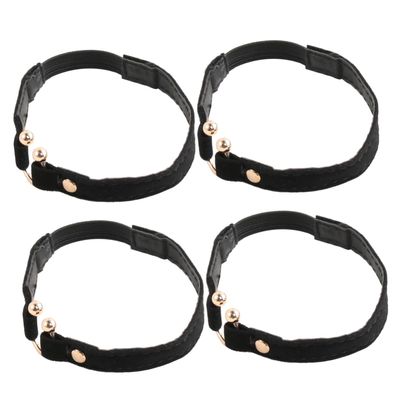 WATIIFUFU 4pcs High Heel Shoe Straps Elastic -loose Binding Straps for Comfortable Fit High Heeled for Women Washable and Easy to Install for Loose Heels