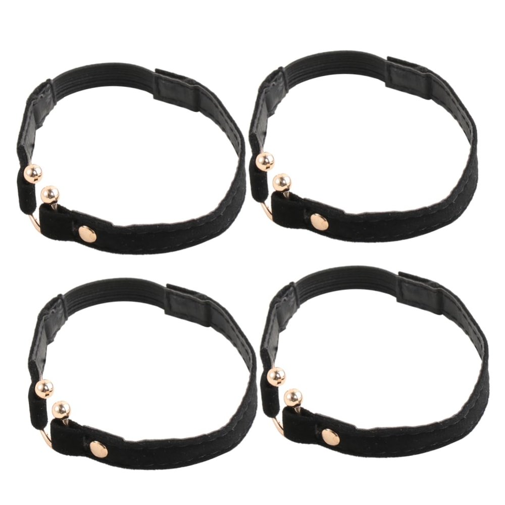 WATIIFUFU 4pcs High Heel Shoe Straps Elastic -loose Binding Straps for Comfortable Fit High Heeled for Women Washable and Easy to Install for Loose Heels