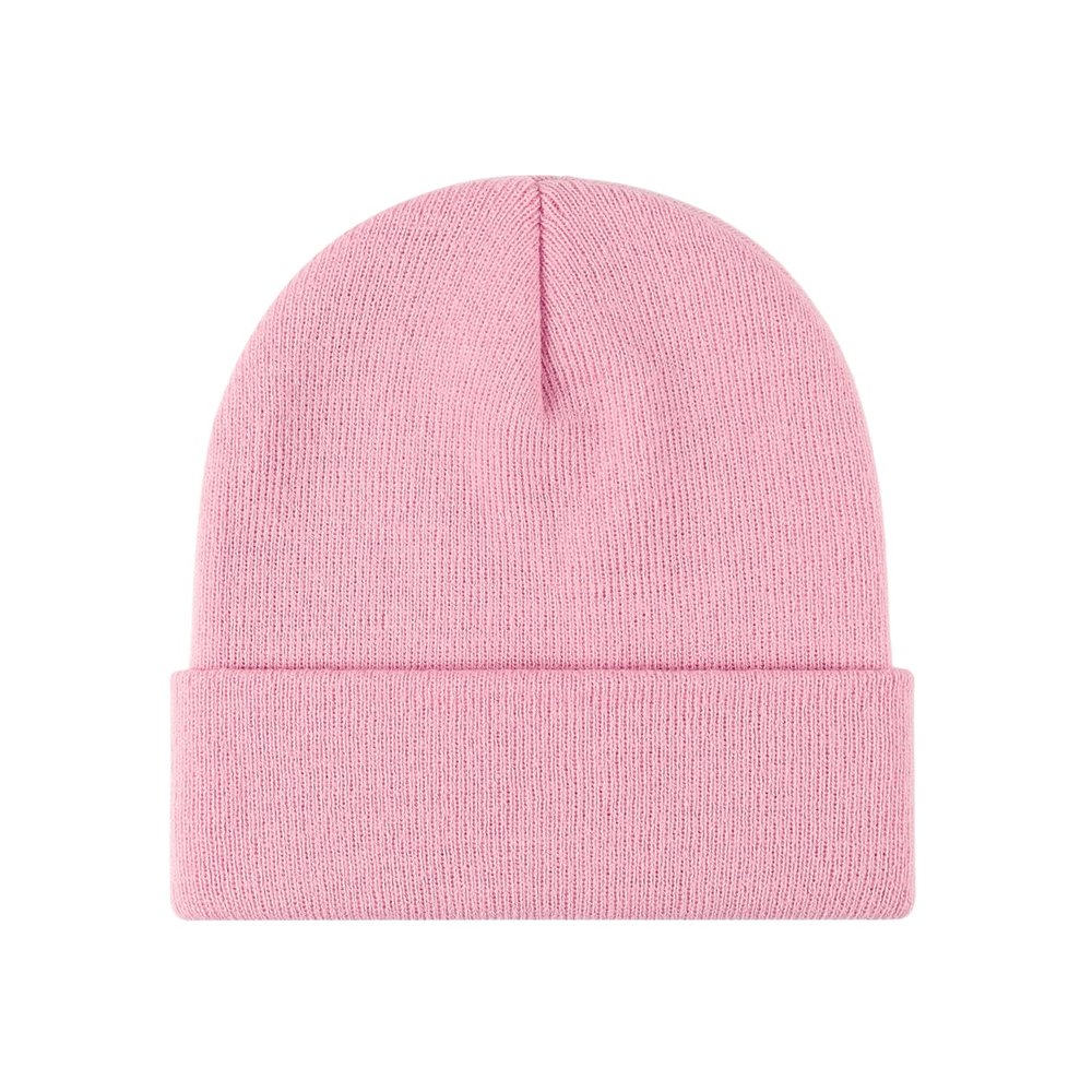 2THESTARS Beanie for Men Women Warm Winter Hat Windproof Thick Knitted Cuffed Unisex Skull Cap - Blush