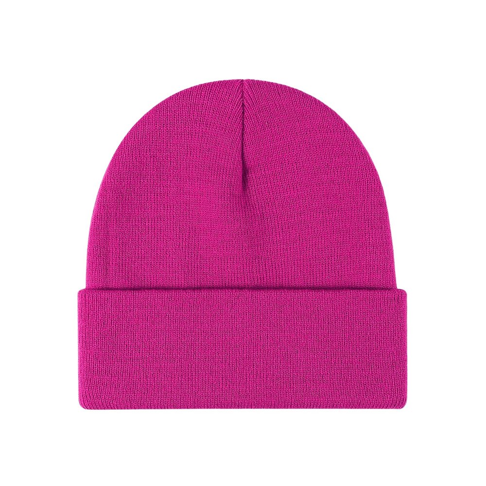2THESTARS Beanie for Men Women Warm Winter Hat Windproof Thick Knitted Cuffed Unisex Skull Cap - Rose