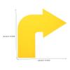 WHAMVOX 4pcs Tennis Practice Device Pe Flat Markers Training Tool for Tennis Soccer Basketball Sports Court Markers view 2
