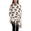 DRTGEDS Kiwi Birds Cute Cashmere Scarf Wrap Shawl,Scarf For Women Cashmere Neck Scarf Winter Scarf Fall Classic Warm view 1