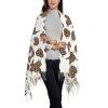 DRTGEDS Kiwi Birds Cute Cashmere Scarf Wrap Shawl,Scarf For Women Cashmere Neck Scarf Winter Scarf Fall Classic Warm view 3