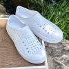 Waterproof Garden Clogs for Men and Women - Lightweight Breathable EVA Slip-On Shoes - Comfortable Non-Slip Casual Footwear for Outdoor, Beach, Everyday Wear White view 2