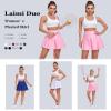 Laimi Duo Women Pink Pleated Skirt high Waist Tennis Skirts for Women School Party Outfits Girls mini Skirt Skort Size 3XL view 4