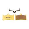 RPHXME 4 Pairs Bicycle Disc Brake Pads/Fit for Hope Tech Evo V4 Hydraulic Disc Brake, Gold Full Metal view 2