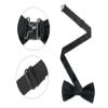 Elerevyo Men's Pre-tied Bowtie Rhinestone Decor Sparkly Bow Ties for Elegant Wedding One Size Black 1 view 2