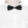 Elerevyo Men's Pre-tied Bowtie Rhinestone Decor Sparkly Bow Ties for Elegant Wedding One Size Black 1 view 4