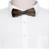 Elerevyo Men's Velvet Velour Adjustable Pre-Tie Bow Ties for Prom Wedding Tuxedo One Size Dark Brown view 4